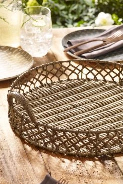 Alternative view of Next Plastic Wicker Tray