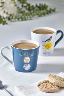 Alternative view of Next Set Of 2 Bird Phrase Mugs